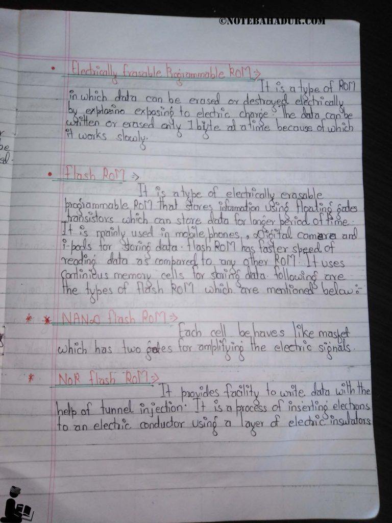 foc notes - NOTE BAHADUR